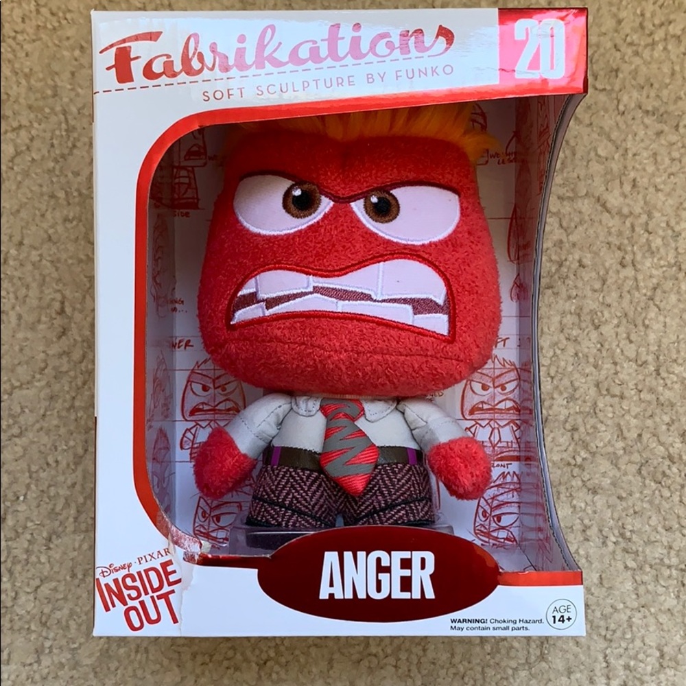 Disney/Pixar Inside Anger Fabrikations Soft Sculpture